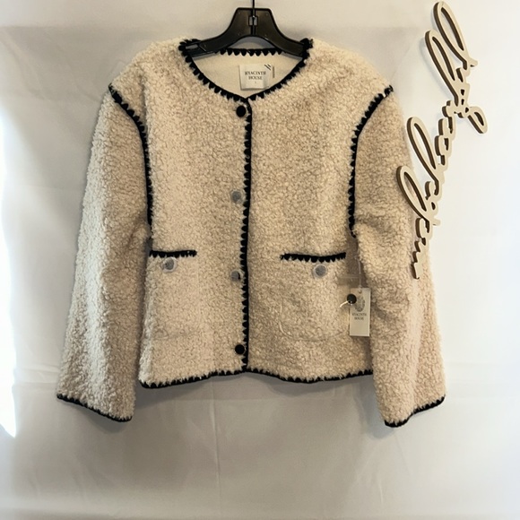 Hyacinth House Sherpa Blazer Jacket - Picture 3 of 8
